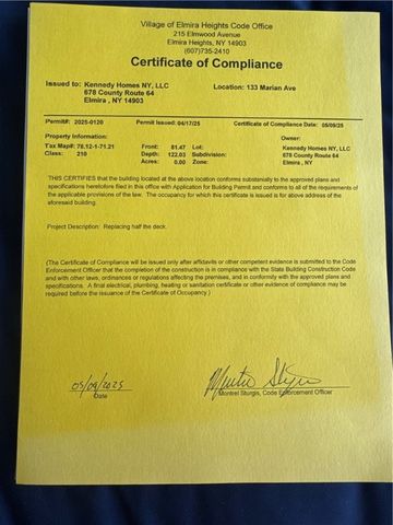 133 Marian Avenue, Elmira, NY 14903