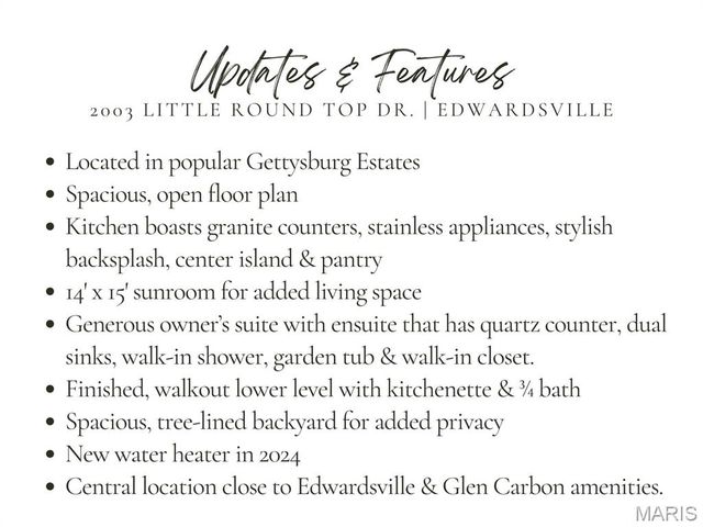 2003 Little Round Top Drive, Edwardsville, IL 62025