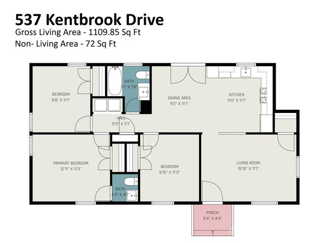 537 Kentbrook Drive, Charlotte, NC 28213
