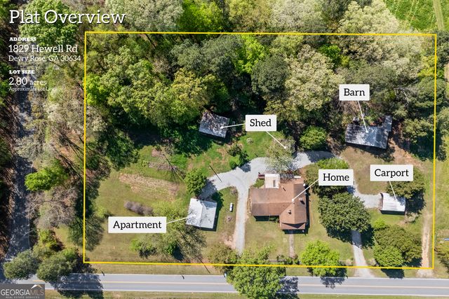 1829 Hewell Road, Dewy Rose, GA 30634