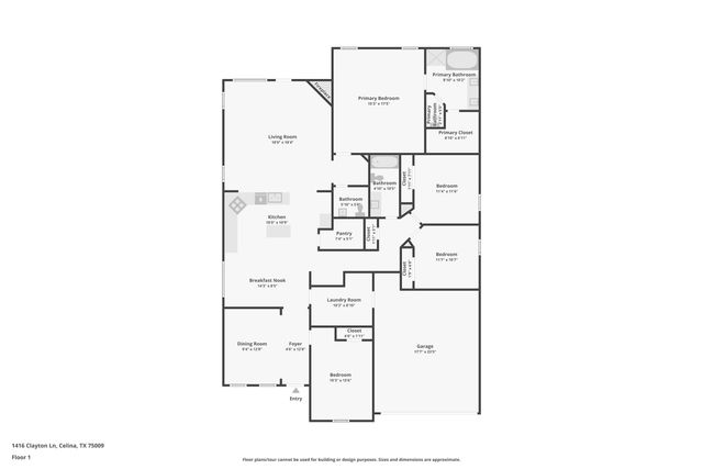 1416 Clayton Lane, Celina, TX 75009