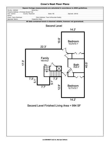 174 deep woods Trail, Canton, NC 28716