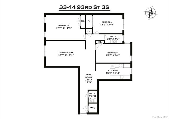 33-44 93rd 3S, Jackson Heights, NY 11372