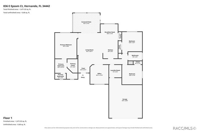 836 E Epsom Court, Hernando, FL 34442