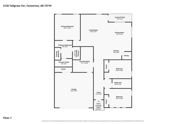 2120 Tallgrass Terrace, Centerton, AR 72719