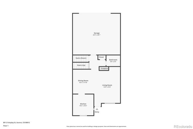 891 S Fairplay Street, Aurora, CO 80012