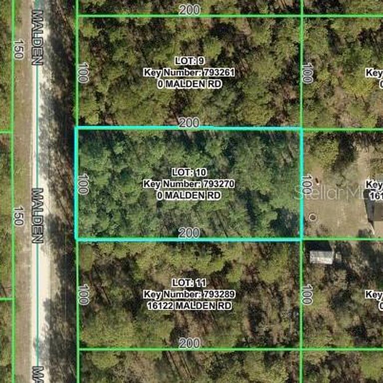 MALDEN ROAD, Weeki Wachee, FL 34614