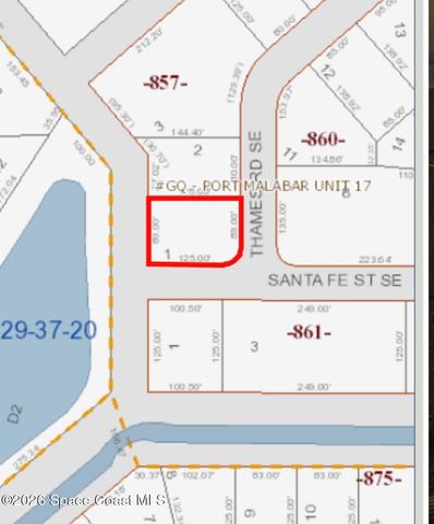 0000 Thames Street SE, Palm Bay, FL 32909