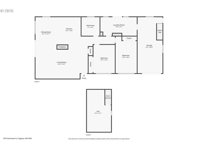 2015 EASTWOOD Ln, Eugene, OR 97401