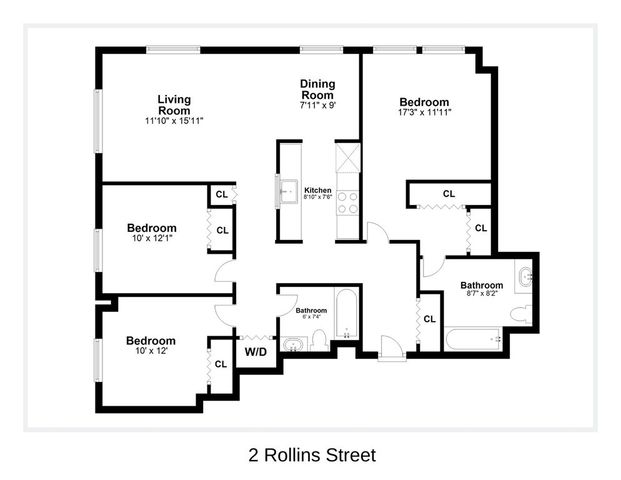 2 Rollins St D602, Boston, MA 02118