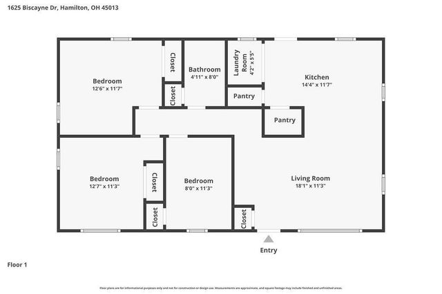 1625 Biscayne Drive, St Clair Twp, OH 45013