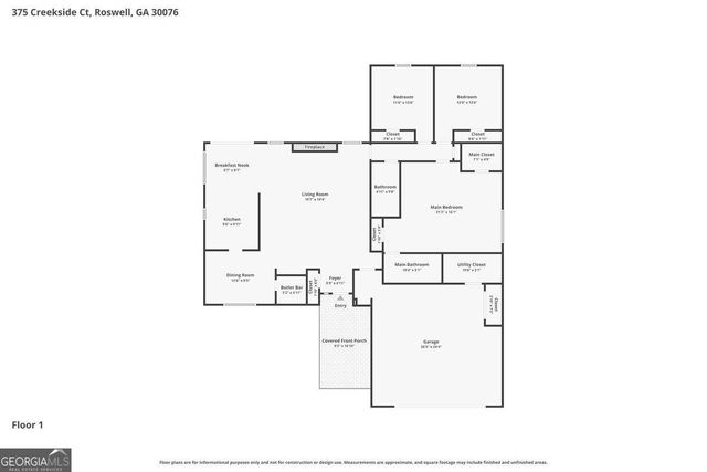 375 Creekside Court, Roswell, GA 30076