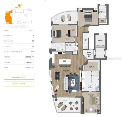 2910 W BARCELONA STREET 1004, Tampa, FL 33629