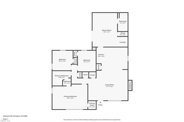 34 Joynes RD, Hampton, VA 23666