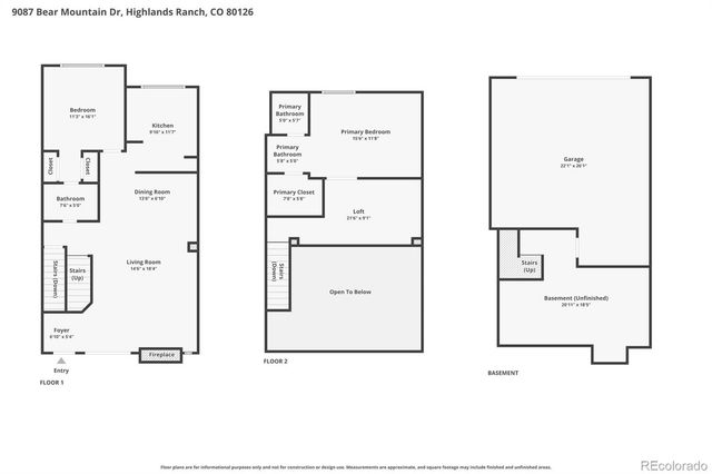 9087 Bear Mountain Drive, Highlands Ranch, CO 80126