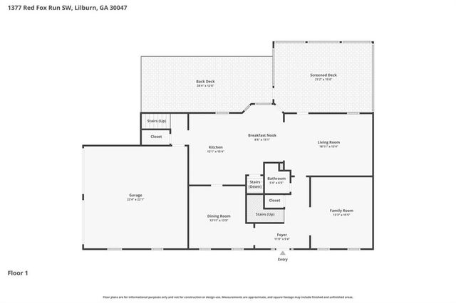 1377 Red Fox Run SW, Lilburn, GA 30047