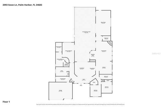 2093 SWAN LANE, Palm Harbor, FL 34683