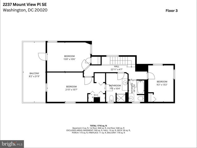 2237 MOUNT VIEW PL SE, Washington, DC 20020