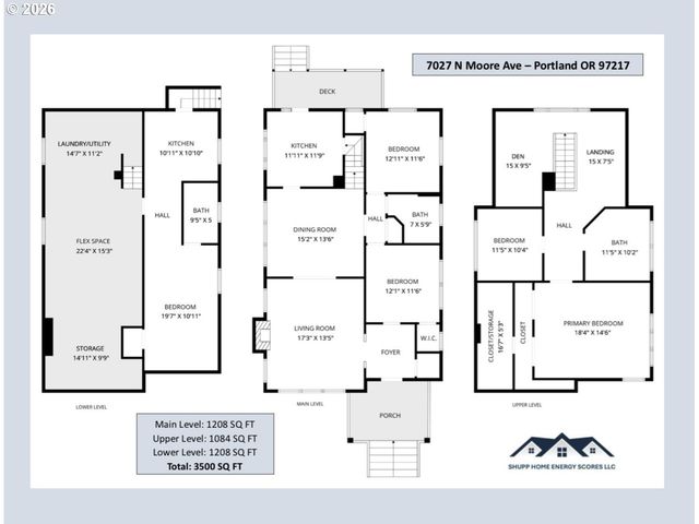 7027 N MOORE Ave, Portland, OR 97217