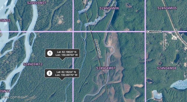 No Road E Walsted Drive, Remote, Talkeetna, AK 99676