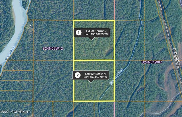 No Road E Walsted Drive, Remote, Talkeetna, AK 99676