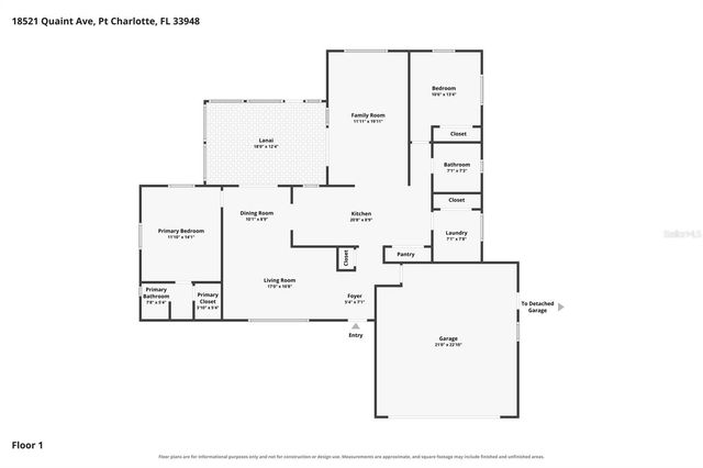 18521 QUAINT AVENUE, Port Charlotte, FL 33948