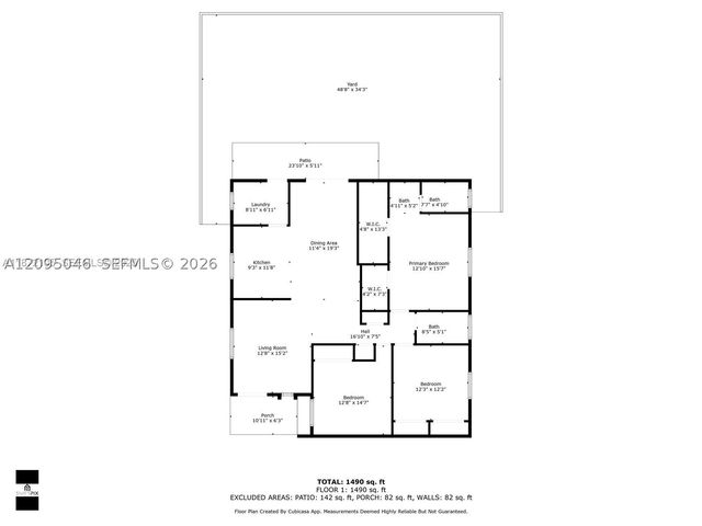 3074 SW 17th St rear, Miami, FL 33145