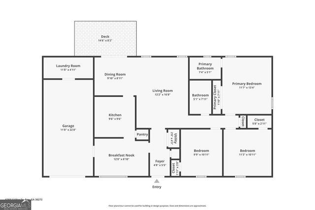 6269 Valdez Drive, Rex, GA 30273