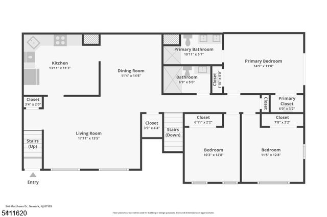 246 Matthews Dr, Newark City, NJ 07103