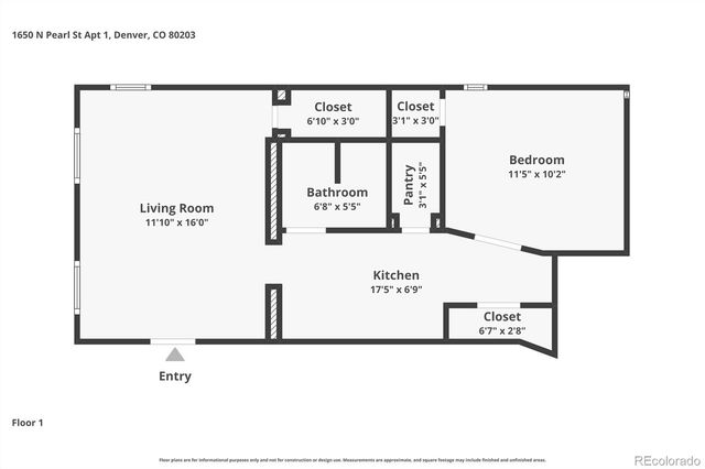 1650 N Pearl Street 1, Denver, CO 80203