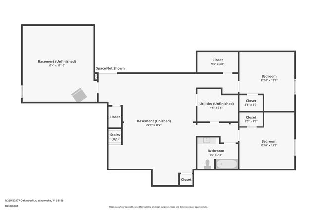 N26W22577 Oakwood LANE, Waukesha, WI 53186