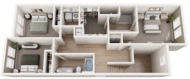 3149 Bennett Drive TH2 Floorplan, Corinth, TX 76208