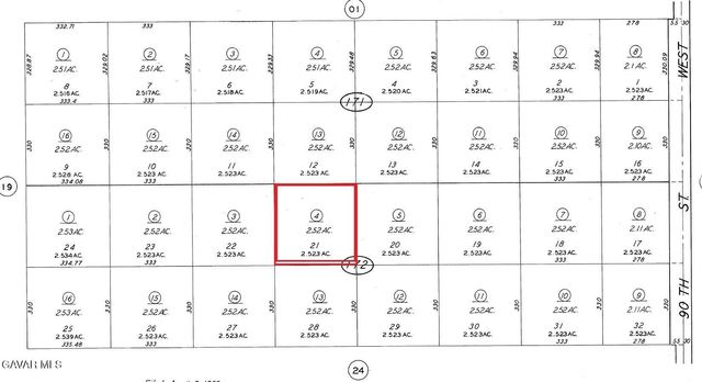 0 2.5 Acres On Charan Ave And 95th St West, Rosamond, CA 93560