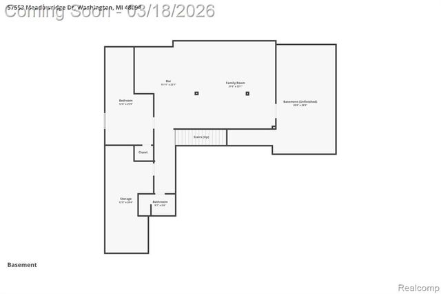 57553 Meadowridge Drive, Washington, MI 48094