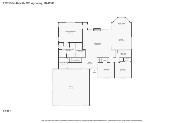 2292 Palm Dale Drive Sw, City Of Wyoming, MI 49519