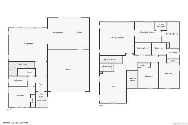 1022 18Th St, San Diego, CA 92154