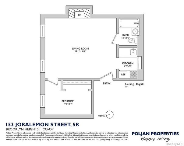 153 Joralemon Street 5R, Brooklyn, NY 11201