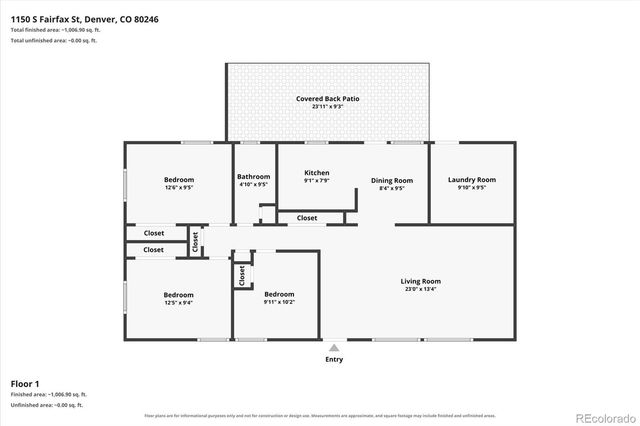 1150 S Fairfax Street, Denver, CO 80246