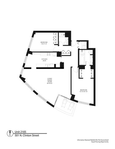 501 N Clinton Street 2105, Chicago, IL 60654