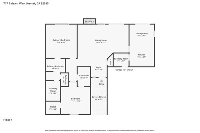 717 Balsam Way, Hemet, CA 92545