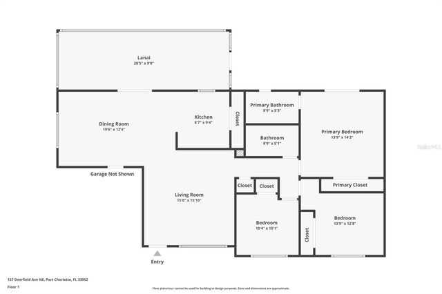 157 DEERFIELD AVENUE NE, Port Charlotte, FL 33952