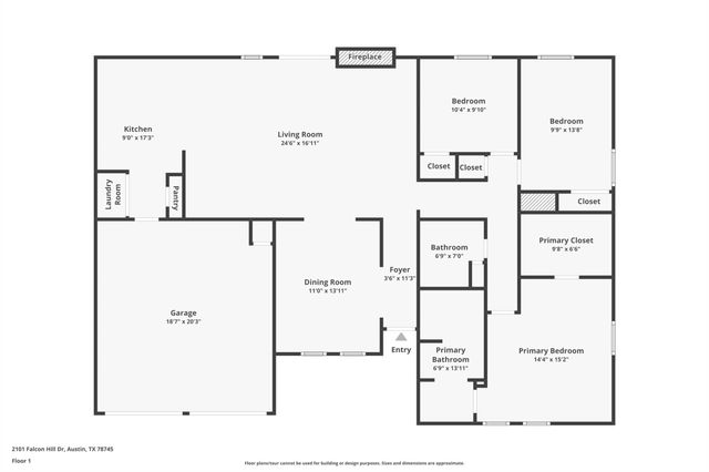 2101 Falcon Hill DR, Austin, TX 78745