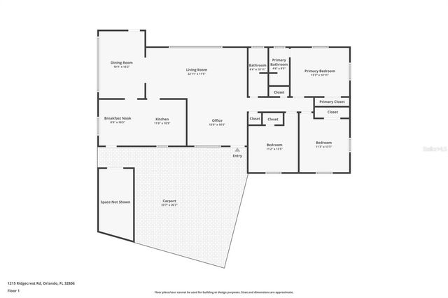 1215 RIDGECREST RD ROAD, Orlando, FL 32806