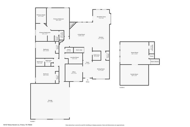 16157 Moss Haven Lane, Frisco, TX 75033
