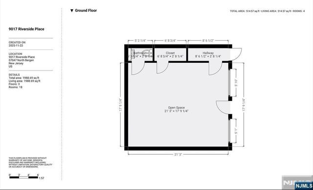 9017 Riverside Place House, North Bergen, NJ 07047