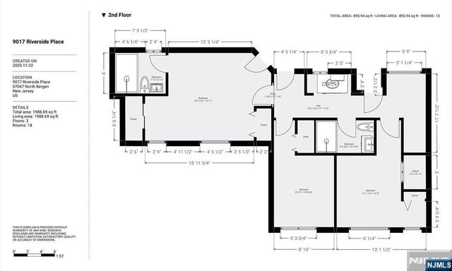 9017 Riverside Place House, North Bergen, NJ 07047