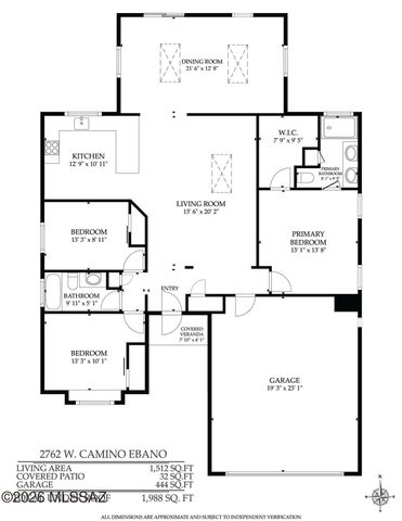 2762 W Camino Ebano, Tucson, AZ 85742