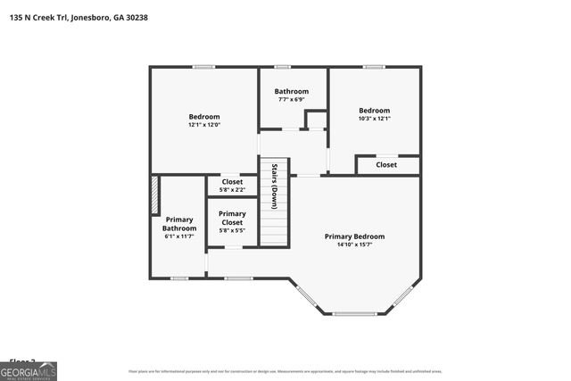 135 N Creek Trail, Jonesboro, GA 30238