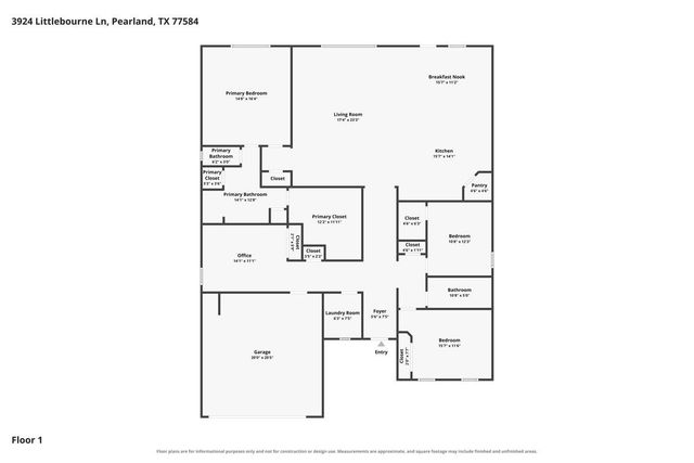 3924 Littlebourne Lane, Pearland, TX 77584