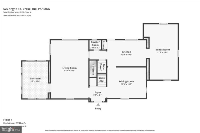 526 ARGYLE RD, Drexel Hill, PA 19026